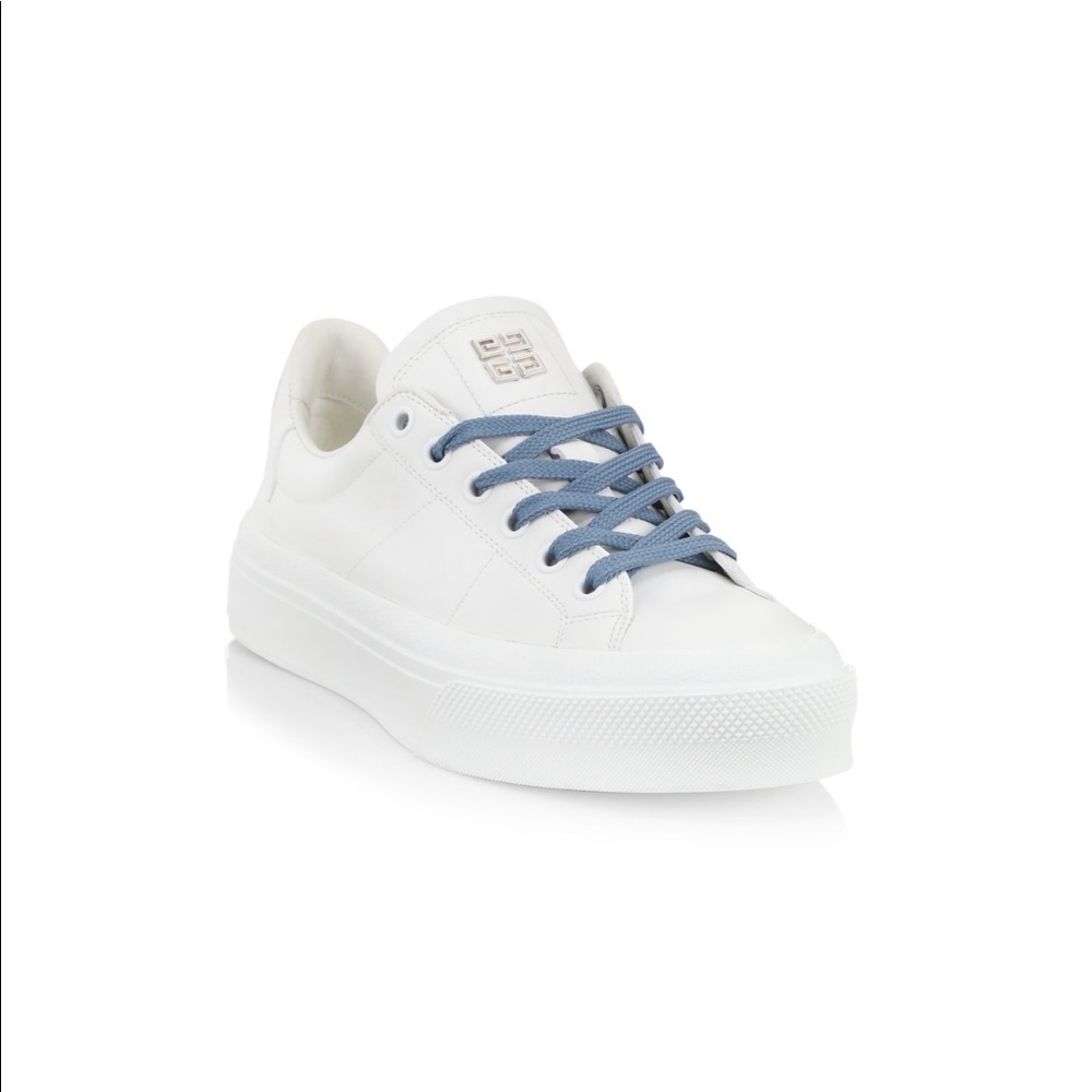 NEW GIVENCHY GAME DAY CITY SPORT LACE UP WHITE SNEAKERS SHOES LOGO SZ 39 or 9 - Picture 5 of 10